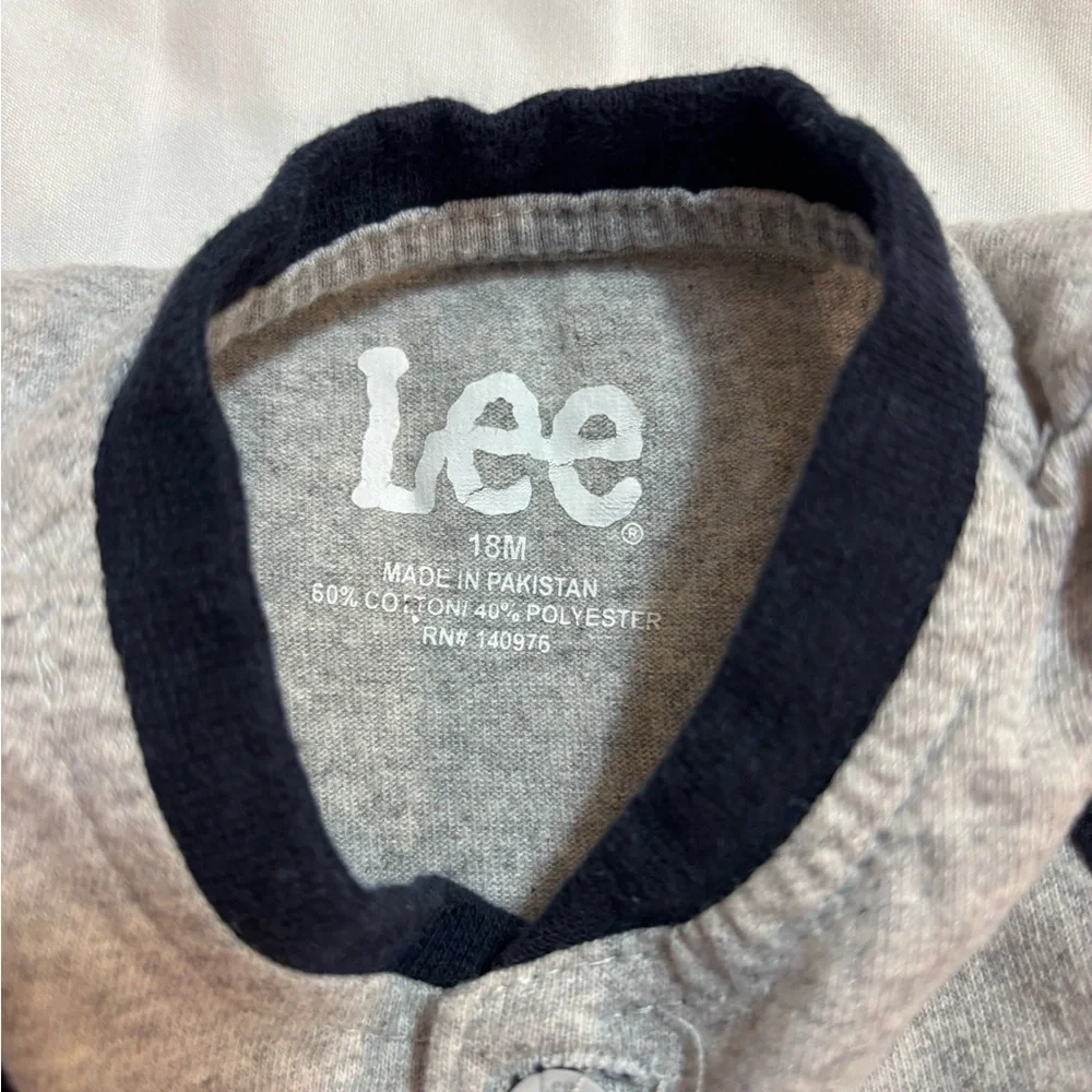 Lee Gray Sleeveless Bodysuit outfit romper with Surfboard Summer Design 18 month